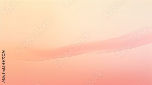 Gradient light papaya whip to peach abstract banner