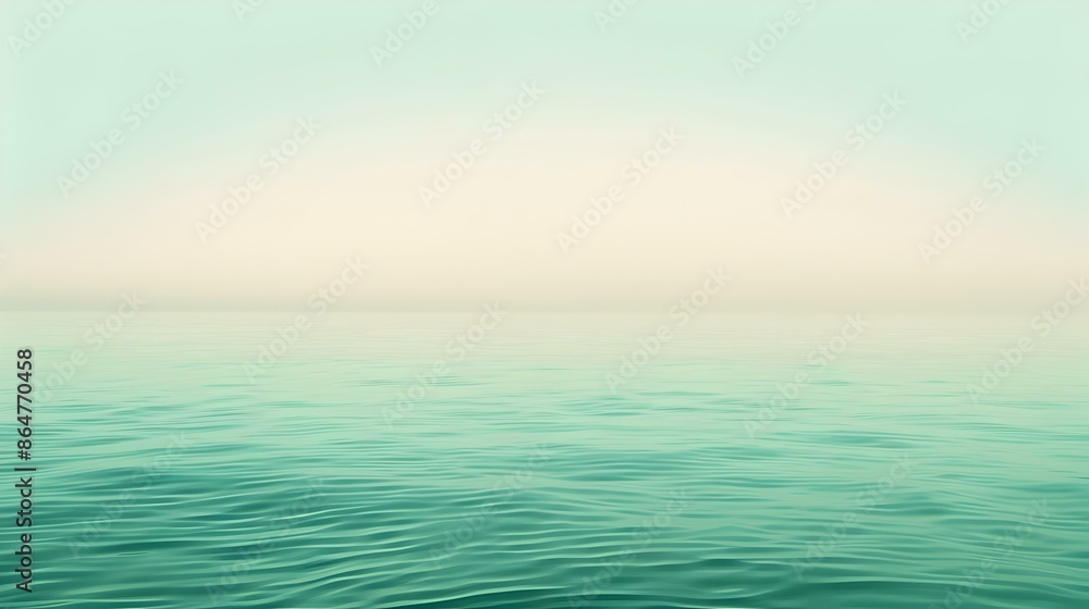 Fototapeta premium Gradient light sea green to sea abstract backdrop