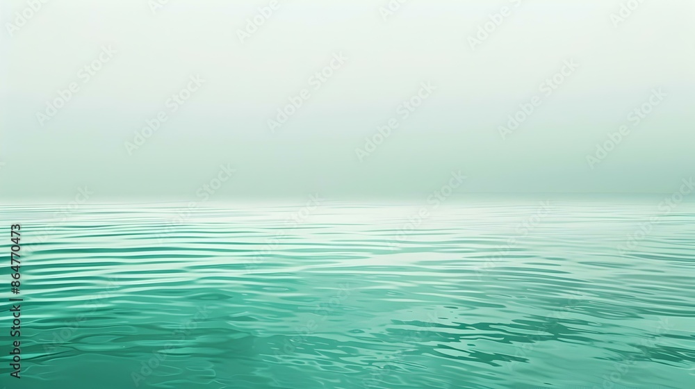 Obraz premium Gradient light sea green to silver abstract background