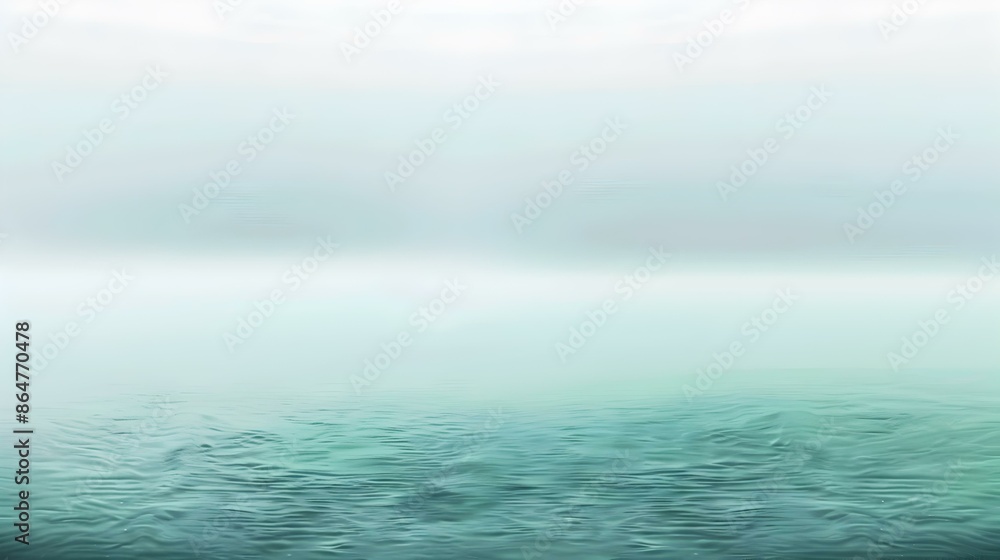 Obraz premium Gradient light sea green to silver abstract effect