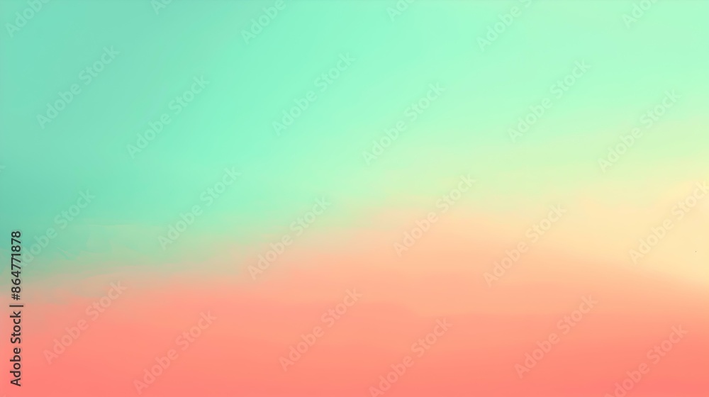 Gradient light tomato to turquoise abstract background Gradient light tomato to turquoise abstract background