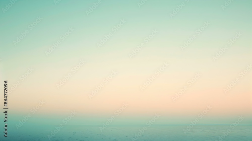 Obraz premium Gradient light aqua to bisque abstract background