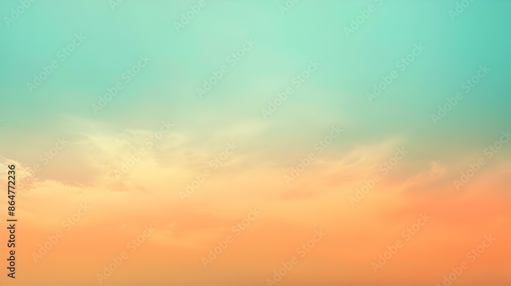 Gradient light aqua to dark orange abstract backdrop Gradient light aqua to dark orange abstract backdrop