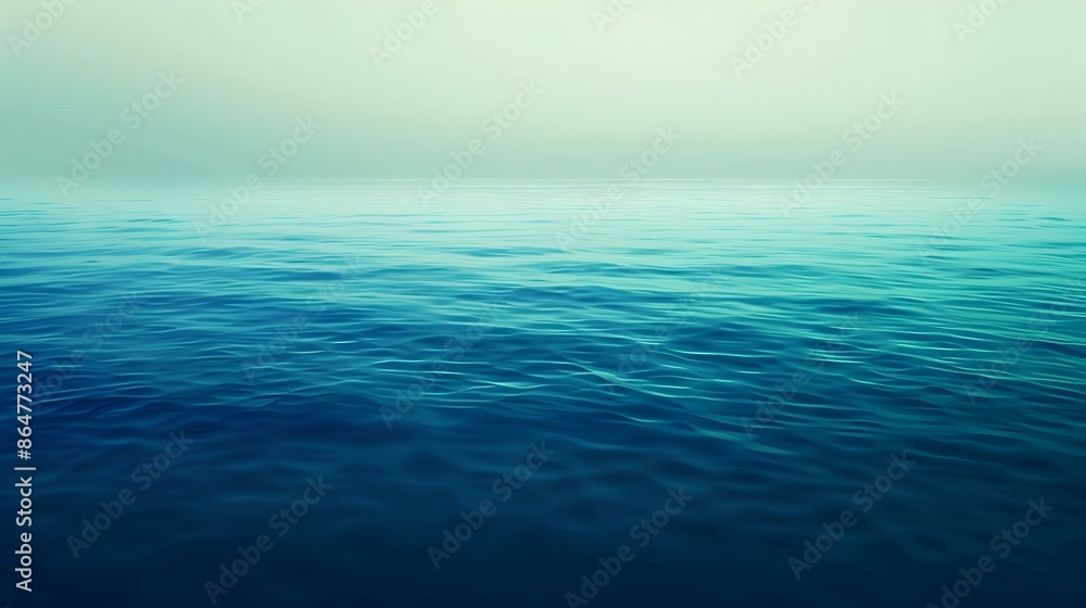 Obraz premium Gradient light cornflower blue to dark abstract background