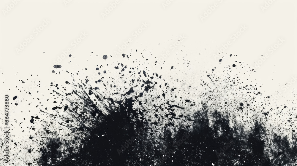Abstract halftone texture in monochrome style with gradient overlay Abstract halftone texture in monochrome style with gradient overlay