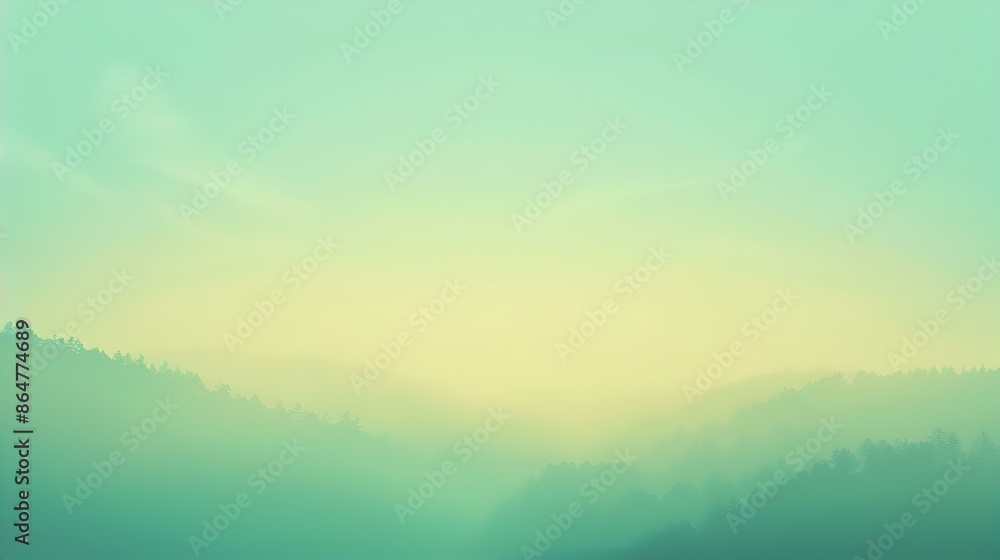 Obraz premium Gradient light green to light blue abstract background