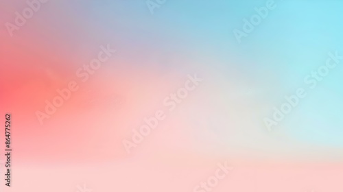 Gradient light indian red to blue abstract backdrop © Yelena