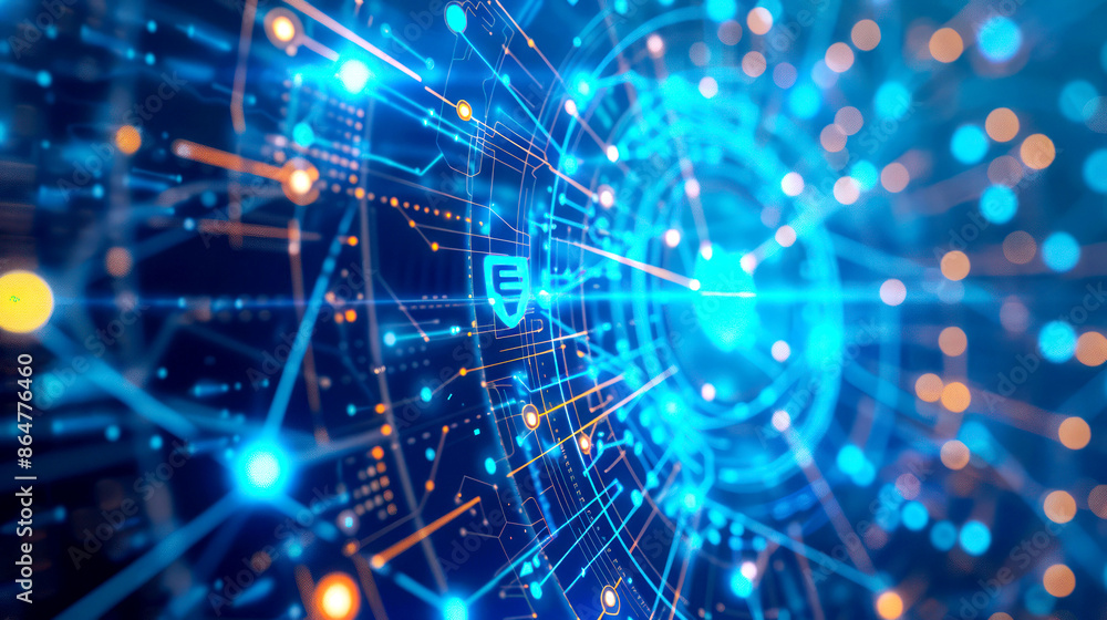 Fototapeta premium the role of AI in internet networking security