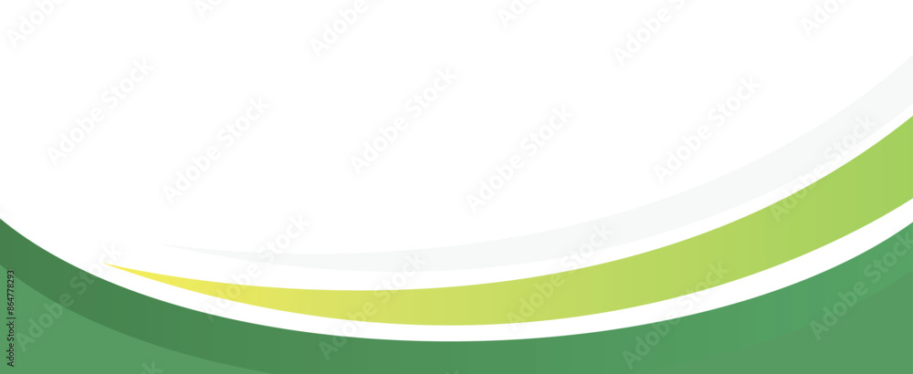 Simple green curve background for business concept. Vector illustration Simple green curve background for business concept. Vector illustration