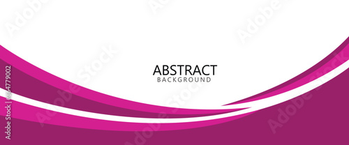 abstract business banner background with pink gradient color