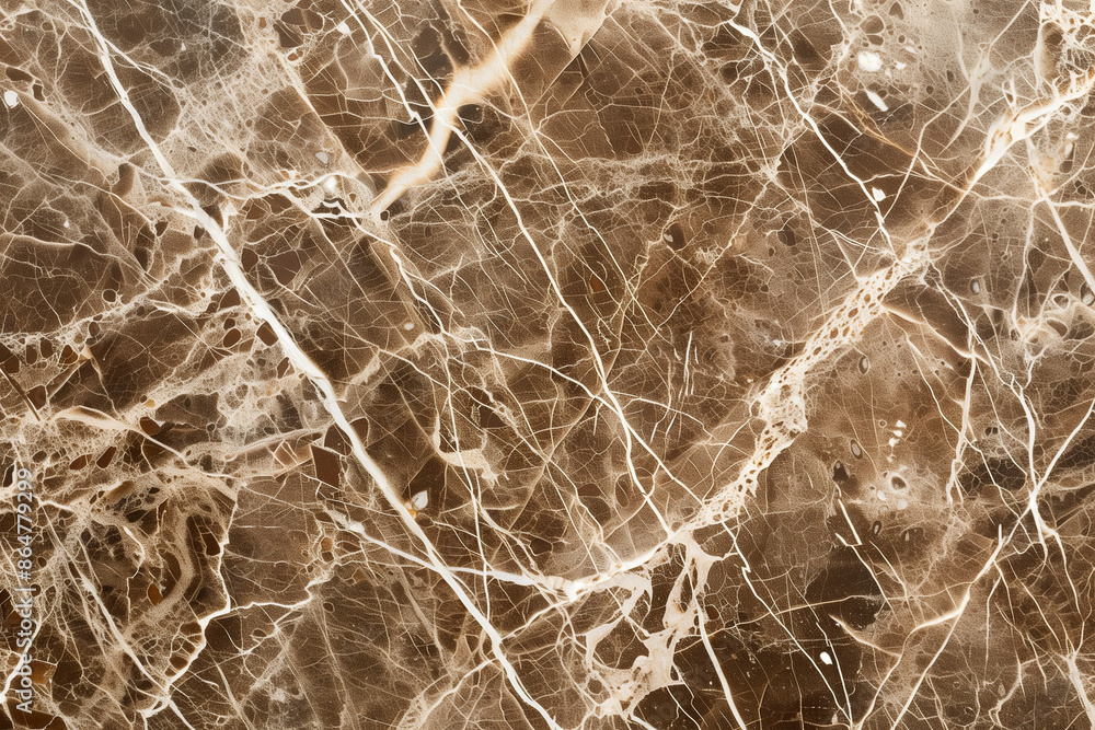 Rich Textures: Emperador Marble Close-Up - Fine Veining, High Resolution - Ideal for Warm and Elegant Designs
