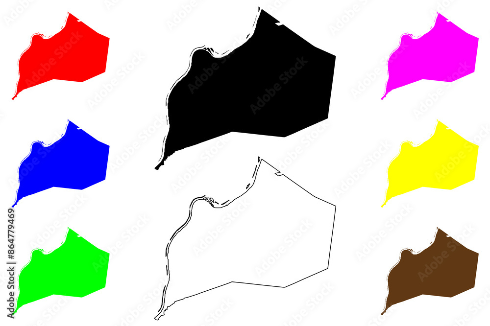 Jefferson County, Kentucky (U.S. county, United States of America, USA, U.S., US) map vector illustration, scribble sketch Jefferson map Jefferson County, Kentucky (U.S. county, United States of America, USA, U.S., US) map vector illustration, scribble sketch Jefferson map