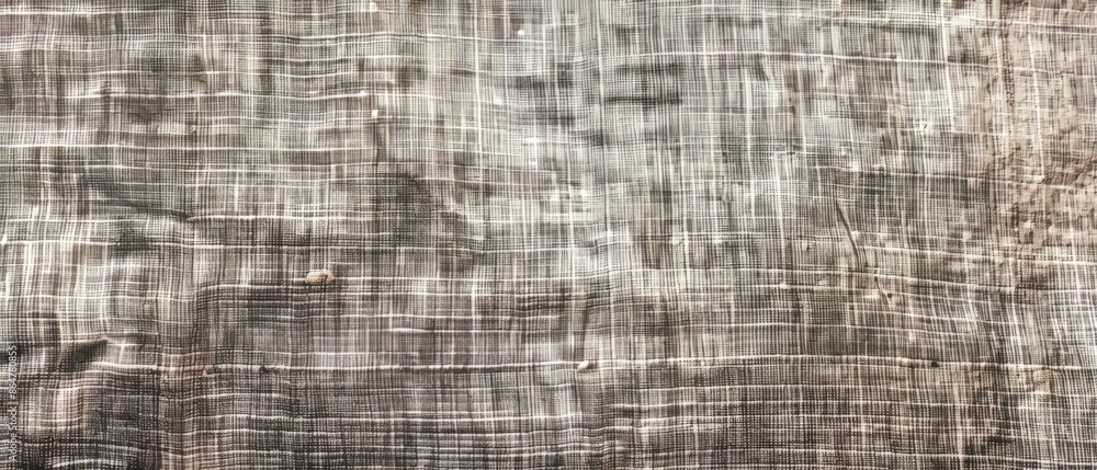 Panoramic close-up, high detail scan of linen material, Generative AI Panoramic close-up, high detail scan of linen material, Generative AI