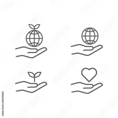 環境サポートアイコンセット