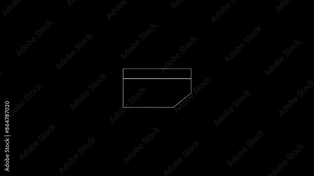 Modern lower third with a technology background. There is space for logo placement news animation title bar banner template Modern lower third with a technology background. There is space for logo placement news animation title bar banner template