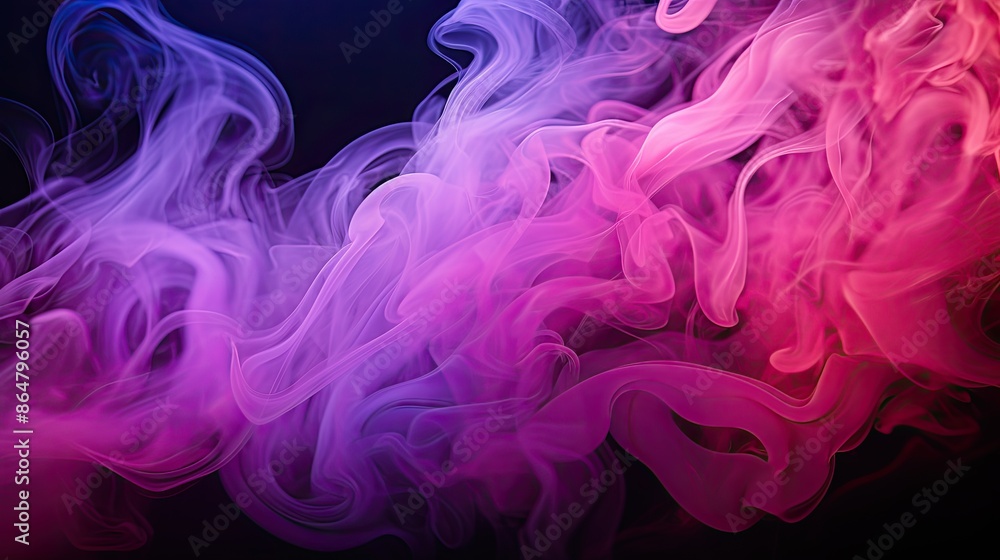 smoke on black background smoke on black background