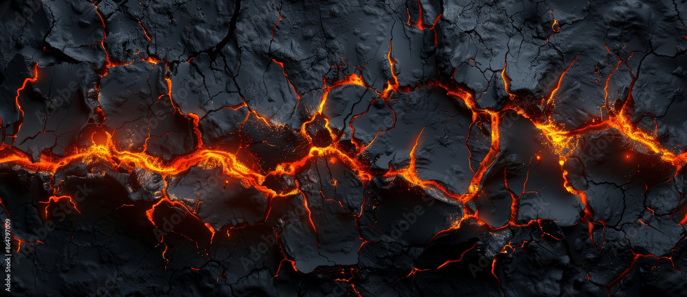 Hyperrealistic Dark Fiery Lava Texture Background with Black Rock and Orange Flames Grunge Glowing Wallpaper Atmospheric Light by Vita Hyperrealistic Dark Fiery Lava Texture Background with Black Rock and Orange Flames Grunge Glowing Wallpaper Atmospheric Light by Vita
