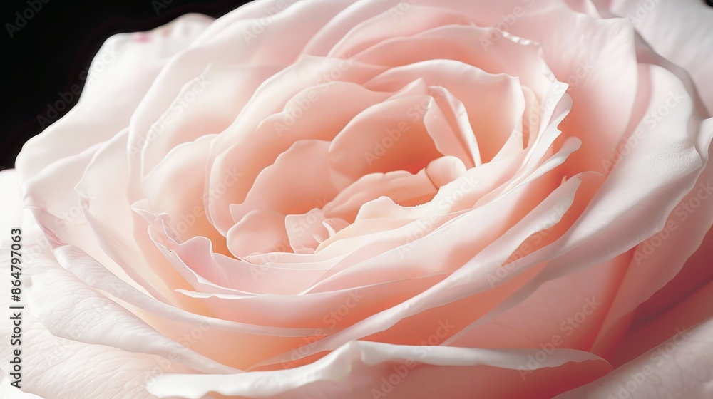 Elegant pink rose, fully bloomed, showcasing graceful beauty, intricate petal details, vibrant pink shades, serene atmosphere Elegant pink rose, fully bloomed, showcasing graceful beauty, intricate petal details, vibrant pink shades, serene atmosphere