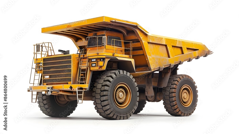 Dump Trucks Isolated on White Background for Heavy Equipment and Industrial Transportation Dump Trucks Isolated on White Background for Heavy Equipment and Industrial Transportation