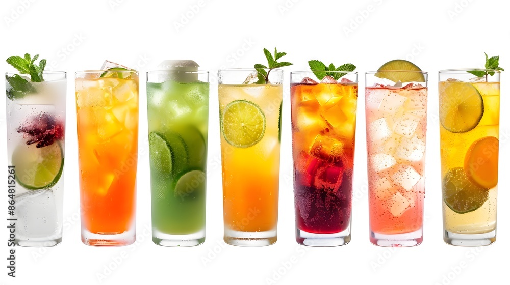 Fototapeta premium Thai Beverage Product Shot on Clean White Background