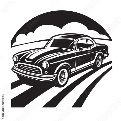 Car Isolated on white background Stock Vector
