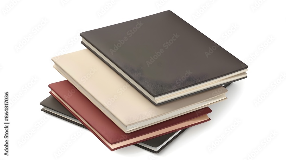 Writing Pads Isolated on White Background Writing Pads Isolated on White Background