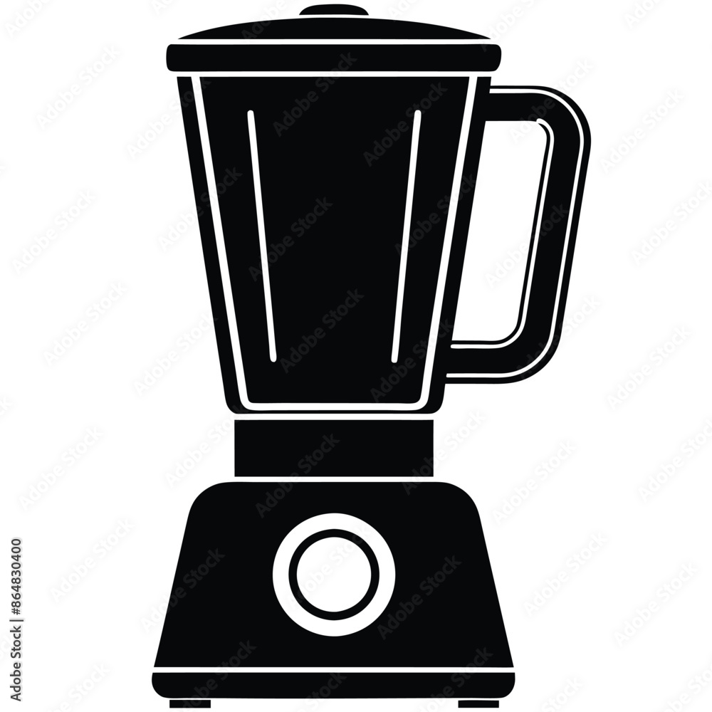 blender vector silhouette illustration blender vector silhouette illustration