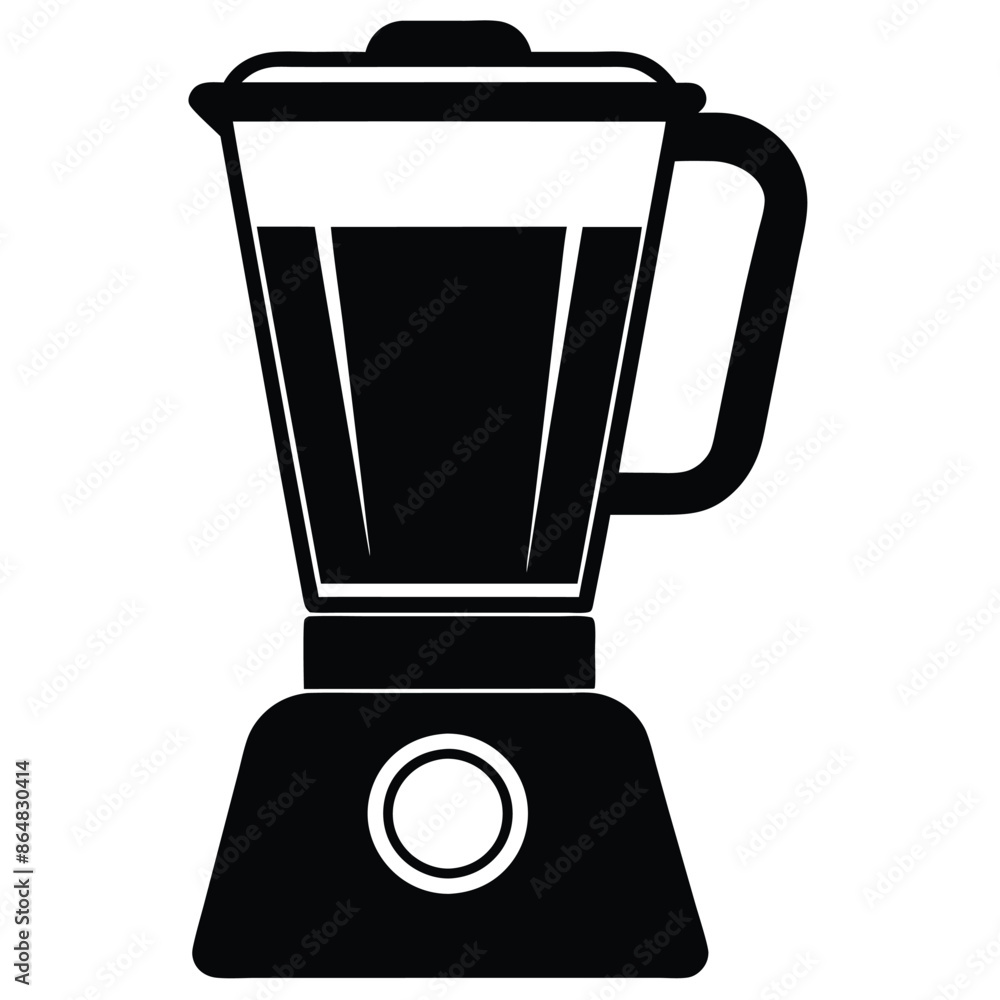 blender vector silhouette illustration blender vector silhouette illustration
