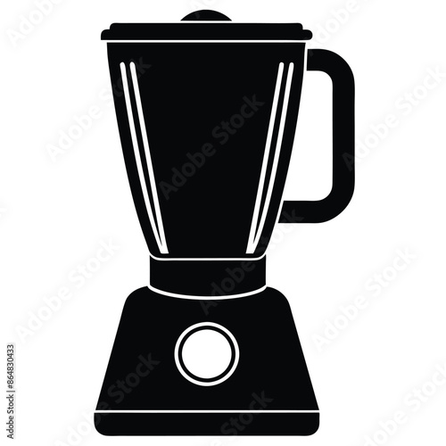 blender vector silhouette illustration
