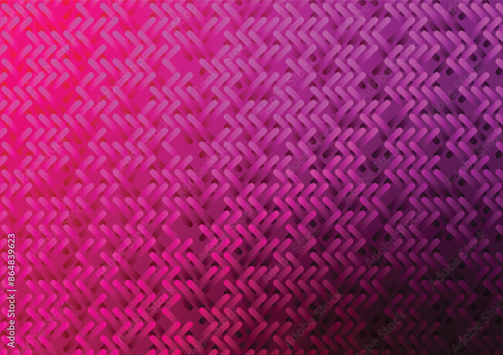 Abstract pink geometric gradient pattern decoration background