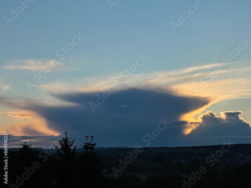 Photography cloudy sky yoda