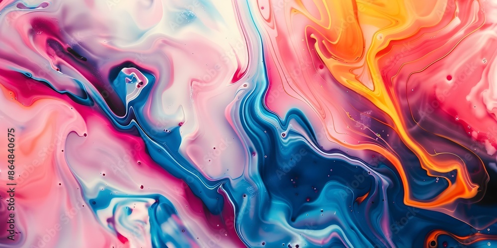 Fluid and Vibrant Abstract Art Colors in Motion. Concept Abstract Art, Vibrant Colors, Fluid Movement Fluid and Vibrant Abstract Art Colors in Motion. Concept Abstract Art, Vibrant Colors, Fluid Movement