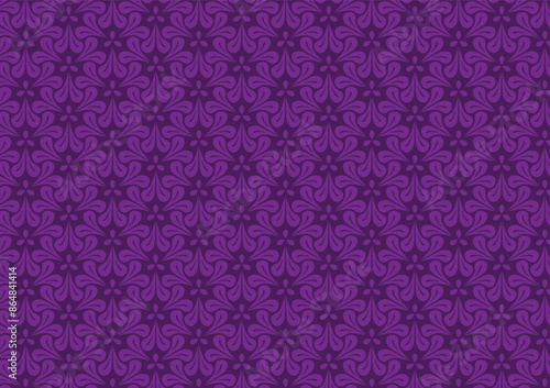 Mandala purple pattern flower beauty background