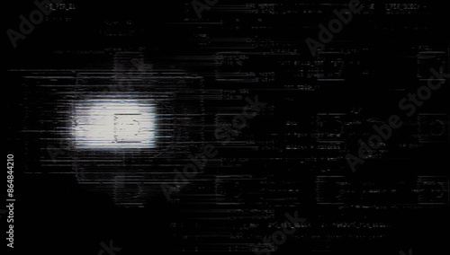 Pixelated texture. Digital errors on the screen.