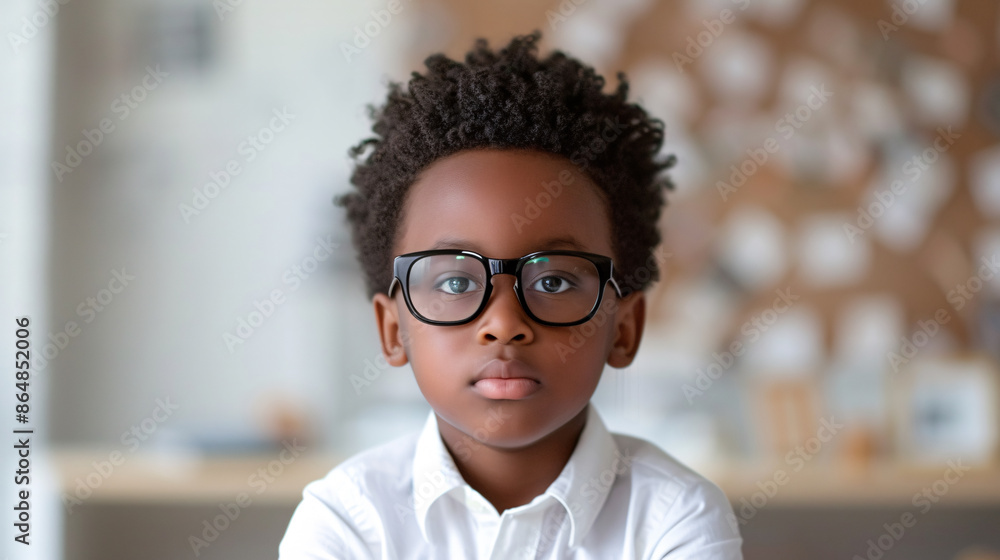 a boy wearing glasses and a white shirt a boy wearing glasses and a white shirt