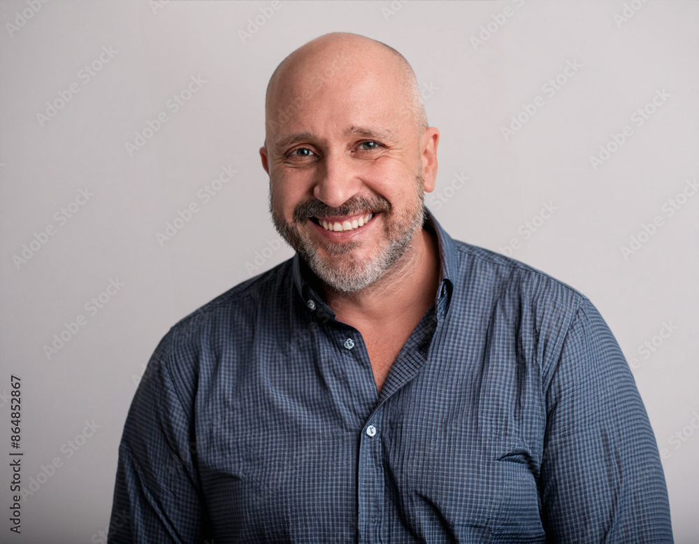 Studio Portrait of Handsome Senior Man Studio Portrait of Handsome Senior Man