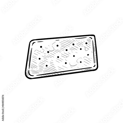 biscuit handdrawn illustration