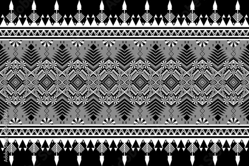 Ethnic seamless pattern geometric tribal backdrop