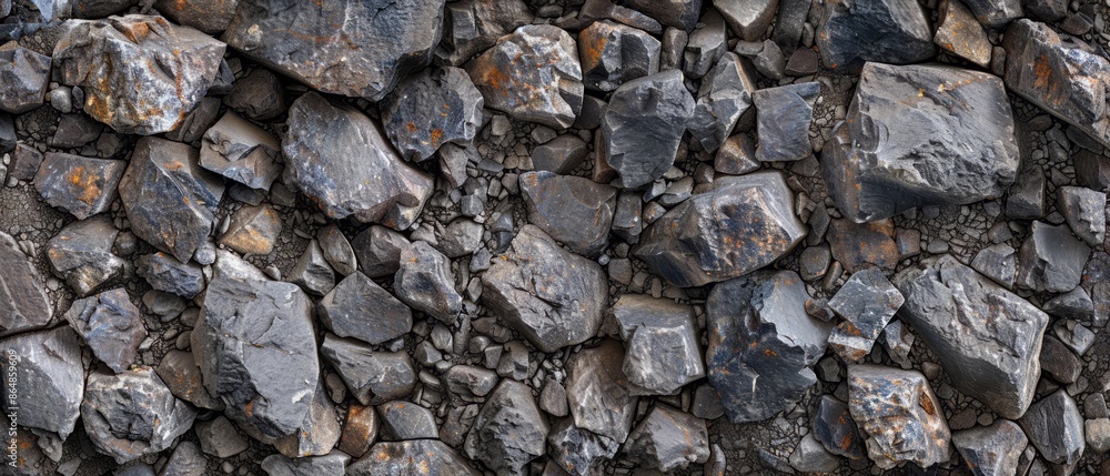 custom made wallpaper toronto digitalPanoramic close-up, high detail scan of conglomerate material, Generative AI