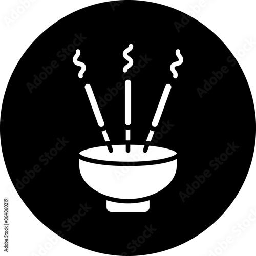 Incense Sticks Icon Style