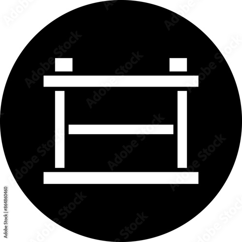 Hurdles Race Icon Style