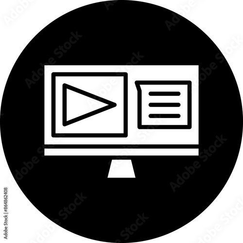 Live Lecture Icon Style