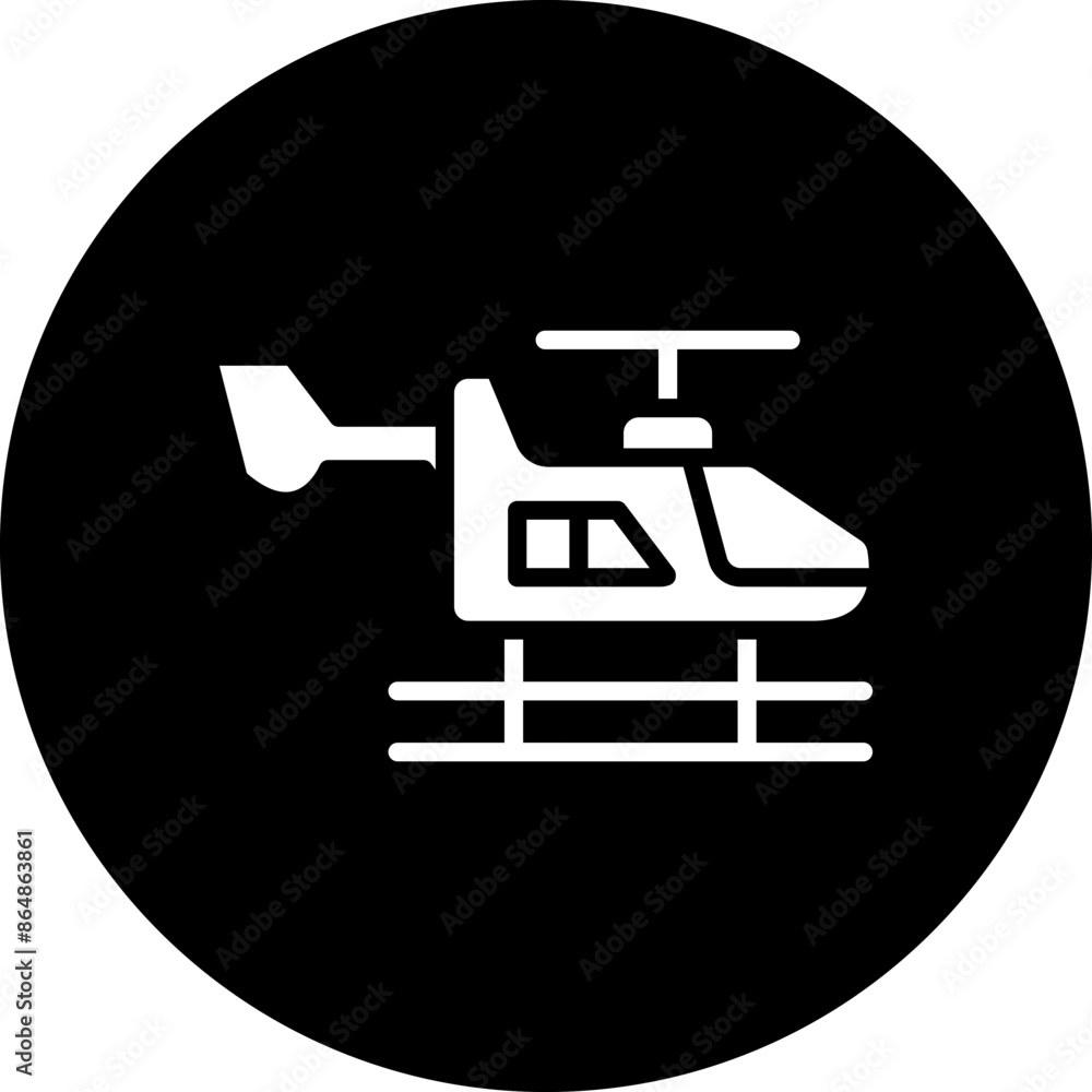 Helicopter Icon Style Helicopter Icon Style