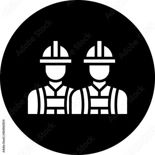 Firefighting Unit Icon Style