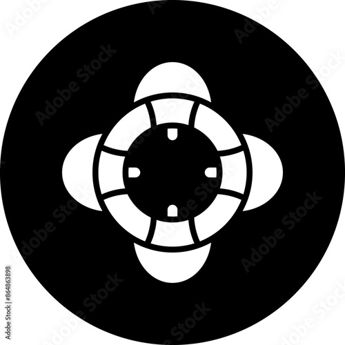Life Preserver Icon Style