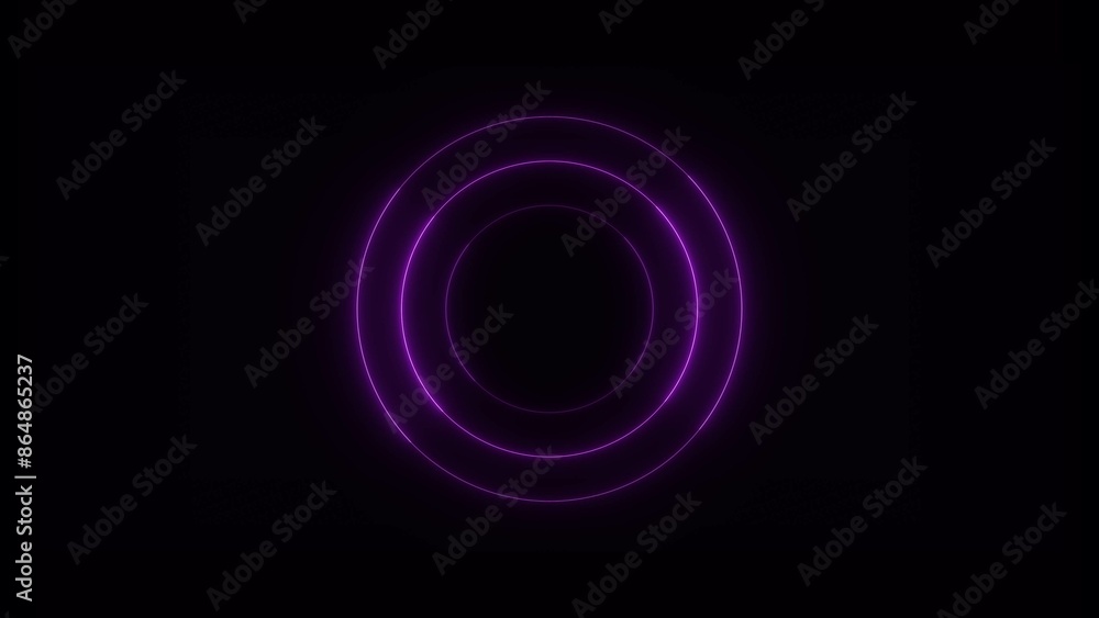 Neon light circle frame rotation loading background 4k illustration. Neon light circle frame rotation loading background 4k illustration.