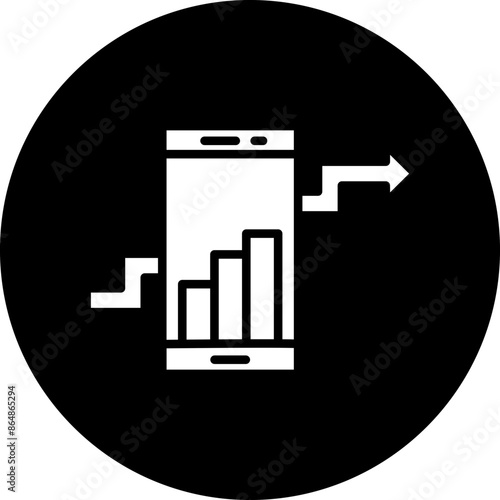 Mobile Analytics Icon Style
