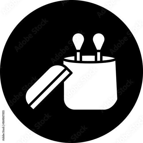 Cotton Swab Icon Style