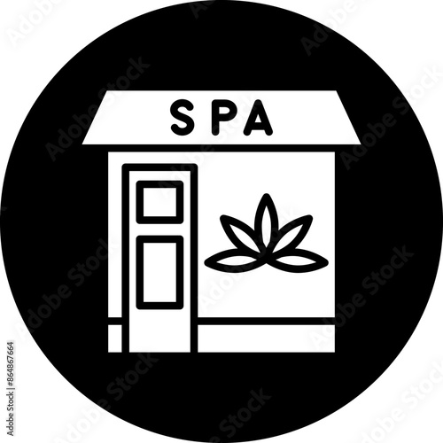 Spa Center Icon Style