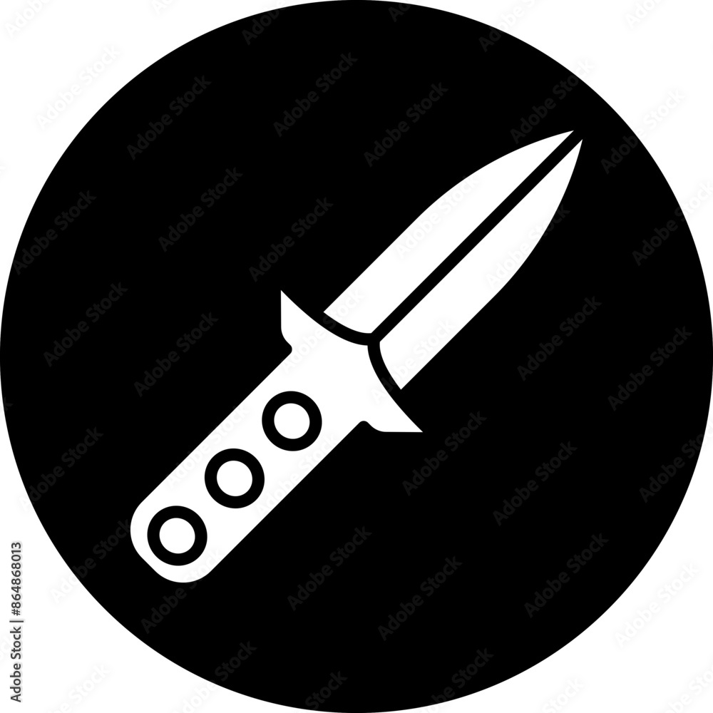 Diving Knife Icon Style Diving Knife Icon Style